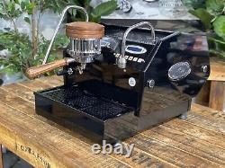 La Marzocco Gs3 Av 1 Group Brand New Gloss Black/ Timber Espresso Coffee Machine