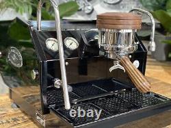 La Marzocco Gs3 Av 1 Group Brand New Gloss Black/ Timber Espresso Coffee Machine