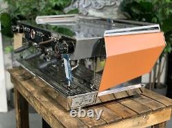 La Marzocco Kb90 3 Group Brand New Peach Stainless Espresso Coffee Machine Cafe