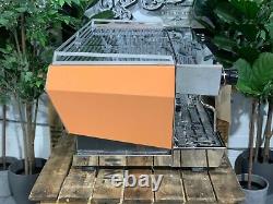 La Marzocco Kb90 3 Group Brand New Peach Stainless Espresso Coffee Machine Cafe