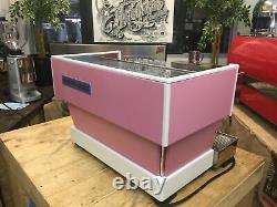La Marzocco Linea Classic 2 Group Custom Pink Espresso Coffee Machine Commercial