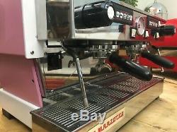 La Marzocco Linea Classic 2 Group Custom Pink Espresso Coffee Machine Commercial