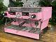 La Marzocco Linea Classic 2 Group Espresso Coffee Machine Pink Commercial Cafe