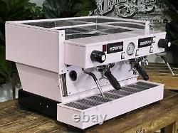 La Marzocco Linea Classic 2 Group Espresso Coffee Machine Pink Commercial Cafe