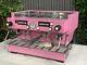 La Marzocco Linea Classic 2 Group Espresso Coffee Machine Pink Gin Commercial