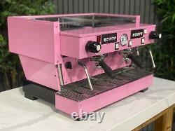 La Marzocco Linea Classic 2 Group Espresso Coffee Machine Pink Gin Commercial