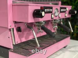 La Marzocco Linea Classic 2 Group Espresso Coffee Machine Pink Gin Commercial