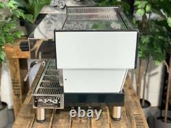 La Marzocco Linea Classic 2 Group Espresso Coffee Machine White, High Feet Cafe