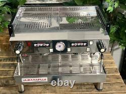 La Marzocco Linea Classic 2 Group Espresso Coffee Machine White, High Feet Cafe
