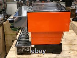 La Marzocco Linea Classic 2 Group Orange Espresso Coffee Machine Maker Cafe Bar
