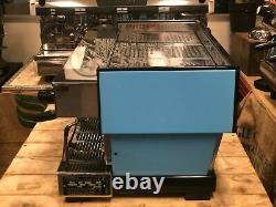 La Marzocco Linea Classic 3 Group Baby Blue Espresso Coffee Machine Commercial