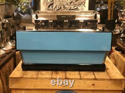 La Marzocco Linea Classic 3 Group Baby Blue Espresso Coffee Machine Commercial