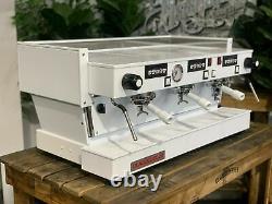 La Marzocco Linea Classic 3 Group Full White Handles Espresso Coffee Machine