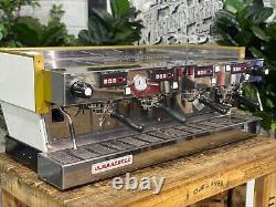 La Marzocco Linea Classic 4 Group Espresso Coffee Machine White & Gold Barista