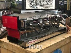 La Marzocco Linea Classic 4 Group Red Chronos Touchpads Espresso Coffee Machine