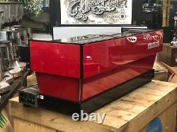 La Marzocco Linea Classic 4 Group Red Chronos Touchpads Espresso Coffee Machine