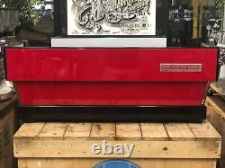 La Marzocco Linea Classic 4 Group Red Chronos Touchpads Espresso Coffee Machine