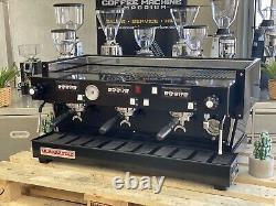 La Marzocco Linea Classic Av 3 Group Espresso Coffee Machine Cafe Satin Black