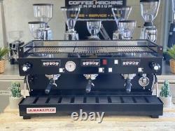 La Marzocco Linea Classic Av 3 Group Espresso Coffee Machine Cafe Satin Black