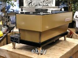 La Marzocco Linea Classic Av 3 Group Golden Brown Espresso Coffee Machine Cafe