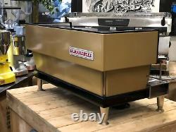 La Marzocco Linea Classic Av 3 Group Golden Brown Espresso Coffee Machine Cafe