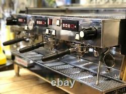 La Marzocco Linea Classic Av 3 Group Golden Brown Espresso Coffee Machine Cafe