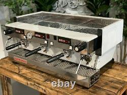 La Marzocco Linea Classic Av 3 Group White Espresso Coffee Machine Chrono Touchp