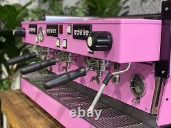 La Marzocco Linea Classic Contemporary Pink 3 Group Espresso Coffee Machine Cafe