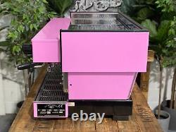 La Marzocco Linea Classic Contemporary Pink 3 Group Espresso Coffee Machine Cafe