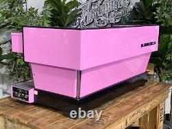 La Marzocco Linea Classic Contemporary Pink 3 Group Espresso Coffee Machine Cafe