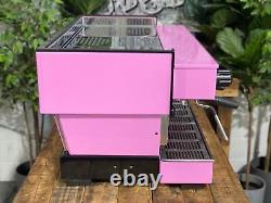 La Marzocco Linea Classic Contemporary Pink 3 Group Espresso Coffee Machine Cafe