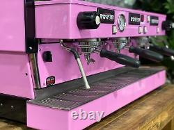 La Marzocco Linea Classic Contemporary Pink 3 Group Espresso Coffee Machine Cafe