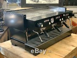 La Marzocco Linea Classic Matte Black 3 Group Espresso Coffee Machine Commercial
