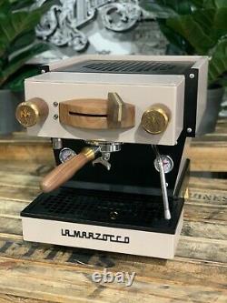 La Marzocco Linea Mini 1 Group Mp Custom Sand & Timber Espresso Coffee Machine