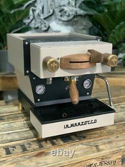 La Marzocco Linea Mini 1 Group Mp Custom Sand & Timber Espresso Coffee Machine