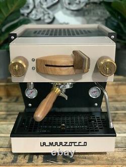 La Marzocco Linea Mini 1 Group Mp Custom Sand & Timber Espresso Coffee Machine