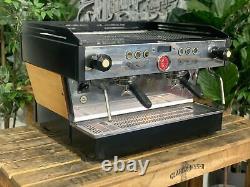 La Marzocco Linea Pb 2 Group Black & Timber Espresso Coffee Machine Custom
