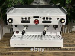 La Marzocco Linea Pb 2 Group Black & White Espresso Coffee Machine Pesado Handle