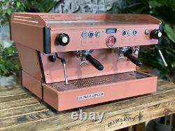 La Marzocco Linea Pb 2 Group Dusty Pink Espresso Coffee Machine Custom Commercia