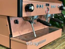 La Marzocco Linea Pb 2 Group Dusty Pink Espresso Coffee Machine Custom Commercia