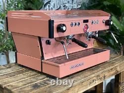 La Marzocco Linea Pb 2 Group Dusty Pink Espresso Coffee Machine Custom Commercia