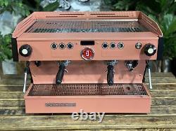 La Marzocco Linea Pb 2 Group Dusty Pink Espresso Coffee Machine Custom Commercia