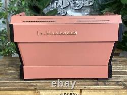 La Marzocco Linea Pb 2 Group Dusty Pink Espresso Coffee Machine Custom Commercia