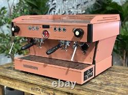 La Marzocco Linea Pb 2 Group Dusty Pink Espresso Coffee Machine Custom Commercia