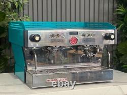 La Marzocco Linea Pb 2 Group Espresso Coffee Machine Dark Aqua Green Commercial