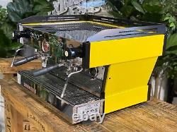 La Marzocco Linea Pb 2 Group Espresso Coffee Machine Yellow & Black Commercial