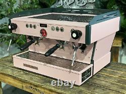 La Marzocco Linea Pb 2 Group Pink & Charcoal Espresso Coffee Machine Commercial
