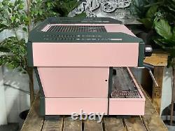 La Marzocco Linea Pb 2 Group Pink & Charcoal Espresso Coffee Machine Commercial
