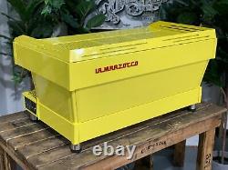 La Marzocco Linea Pb 3 Group Custom Yellow Espresso Coffee Machine