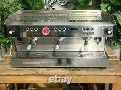 La Marzocco Linea Pb 3 Group Espresso Coffee Machine Black / Silver Pesado Handl